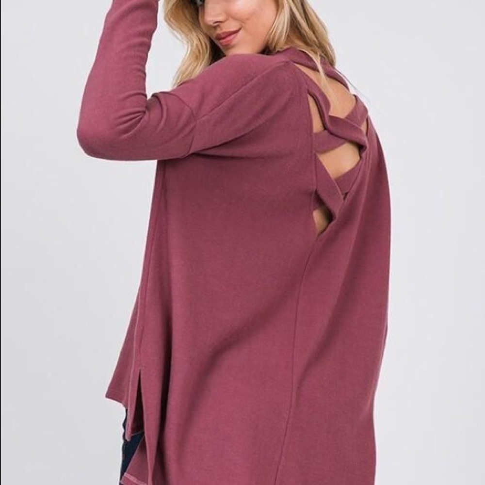 Crisscross back top